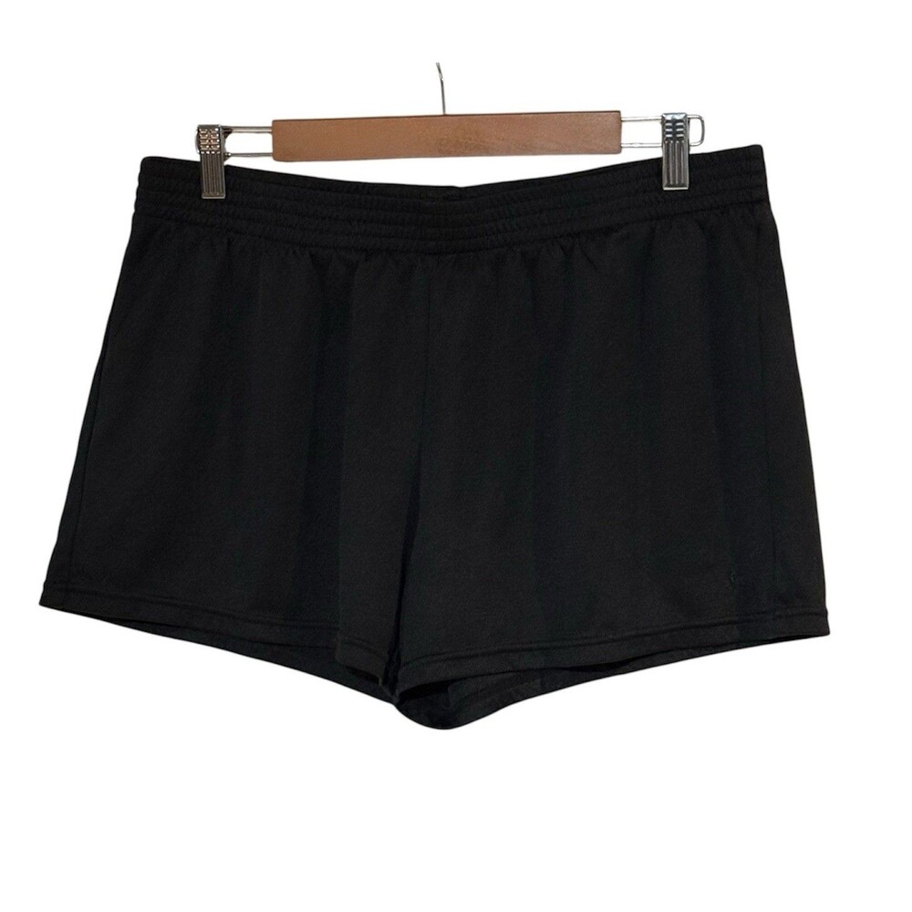 Danskin Women’s Exercise Athletic Shorts Black Large (12-14)